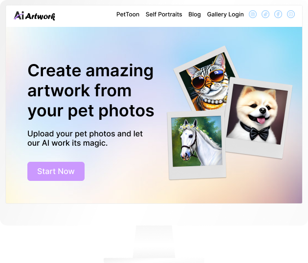 AI Based Pet Artwork